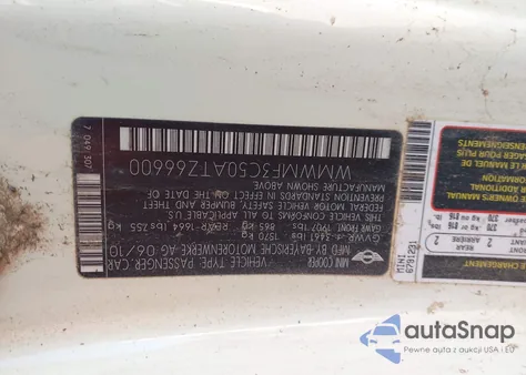 2010 Mini Cooper from USA, damaged, VIN WMWMF3C50ATZ66600